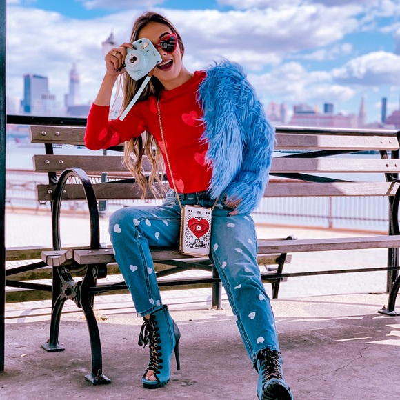 cropped shaggy jacket